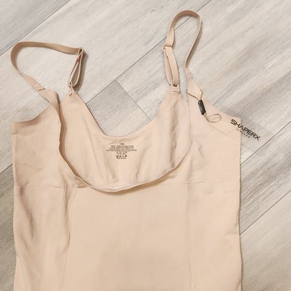 Shaperx bodysuit women's 2XL nude shapewear tummy control full body seamless new - Picture 9 of 15